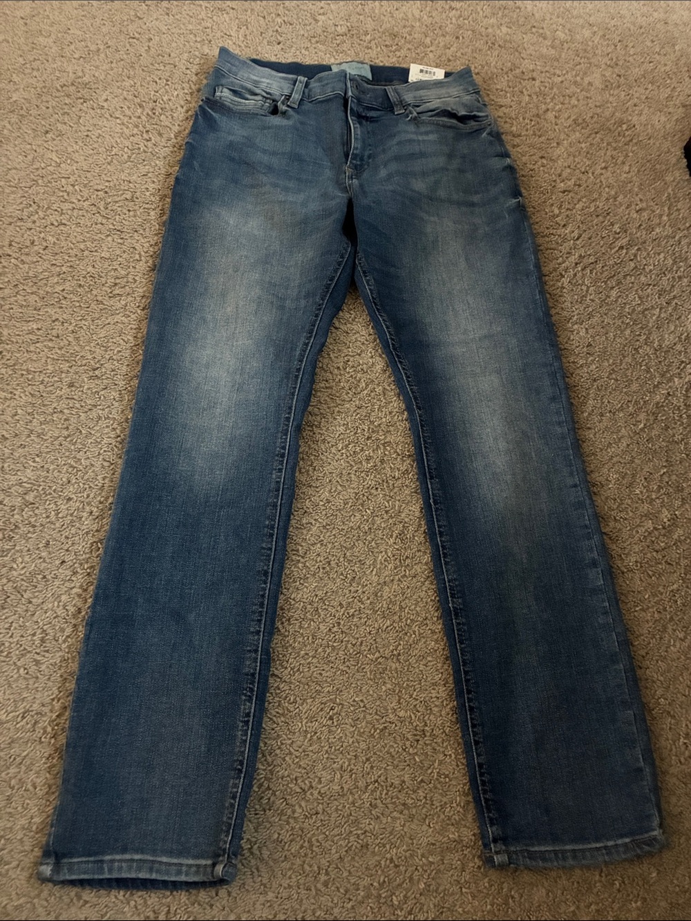 Sun + Stone Slim Men's Jeans in on Faded Blue
